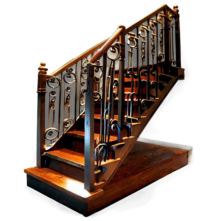 Iron Staircase Png 06122024 PNG image