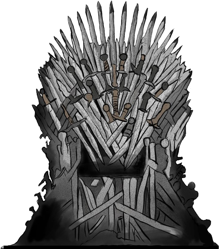 Iron Throne Artistic Rendering PNG image