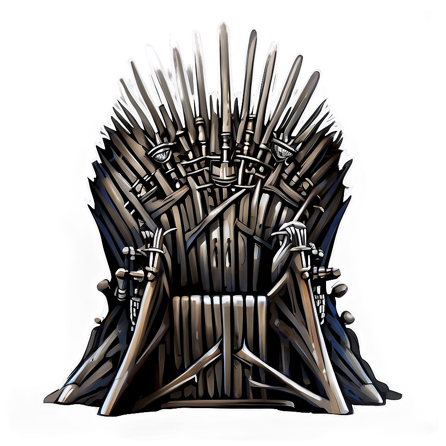 Iron Throne Drawing Png Gmw PNG image