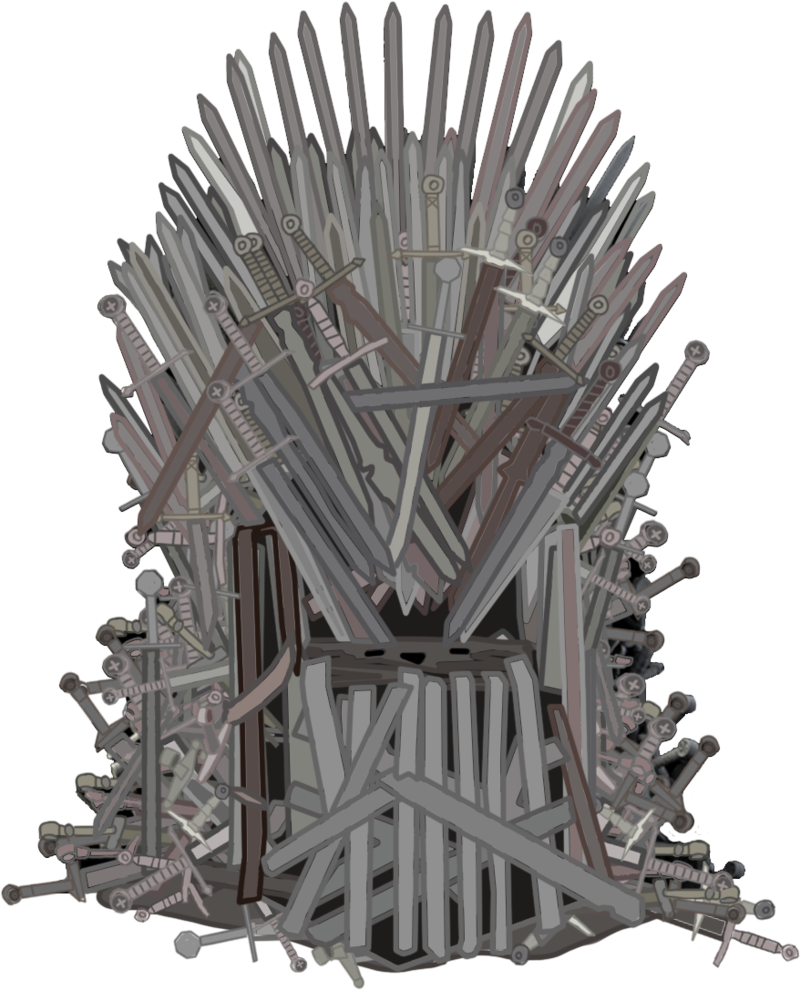Iron Throne Rendered Image PNG image