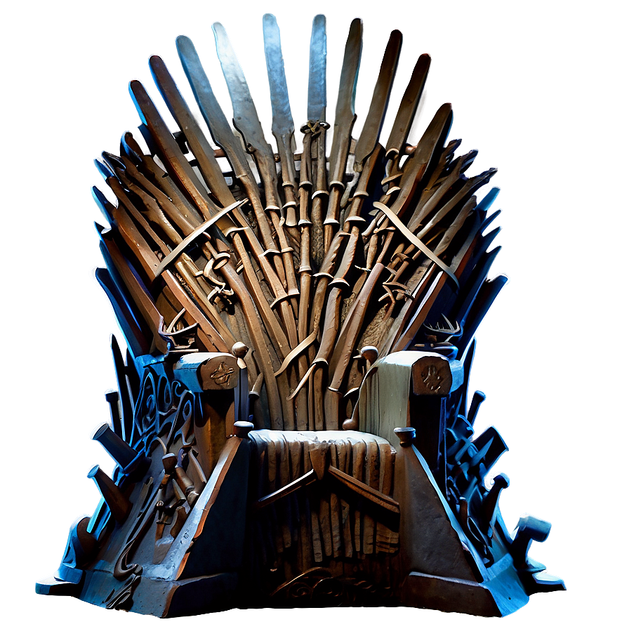 Iron Throne Under Moonlight Png 06282024 PNG image