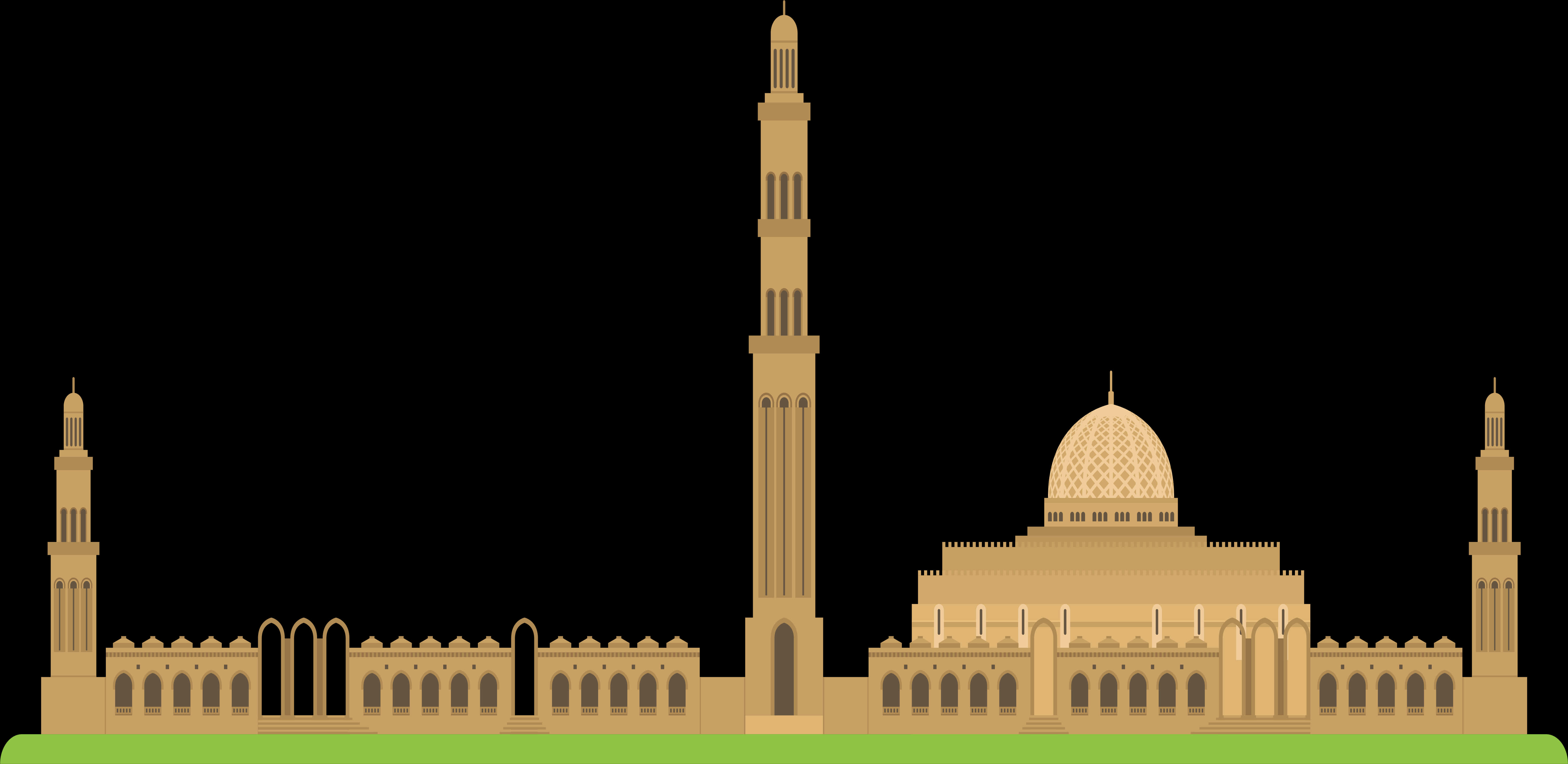 Islamic_ Architecture_ Mosque_ Silhouette PNG image