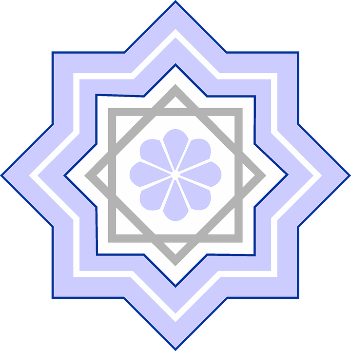 Islamic Geometric Pattern Art PNG image