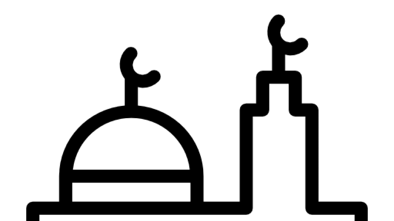 Islamic Mosque Silhouette PNG image