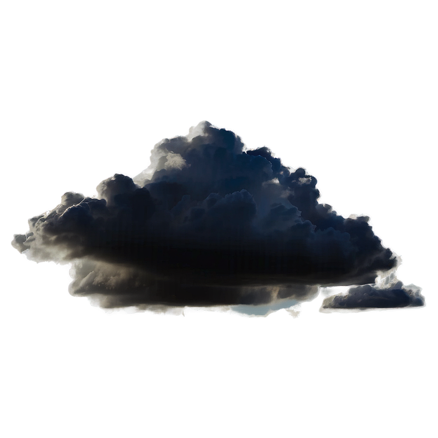 Isolated Black Clouds Png Own PNG image