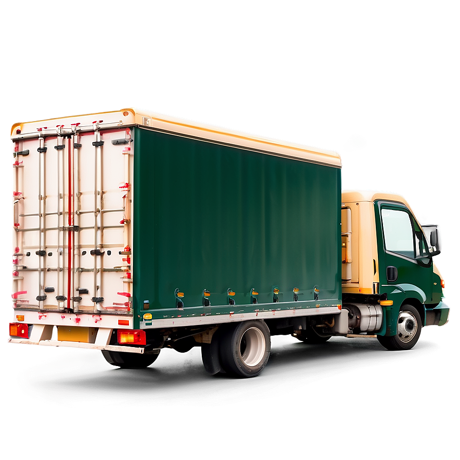 Isolated Box Truck Template Png 06132024 PNG image