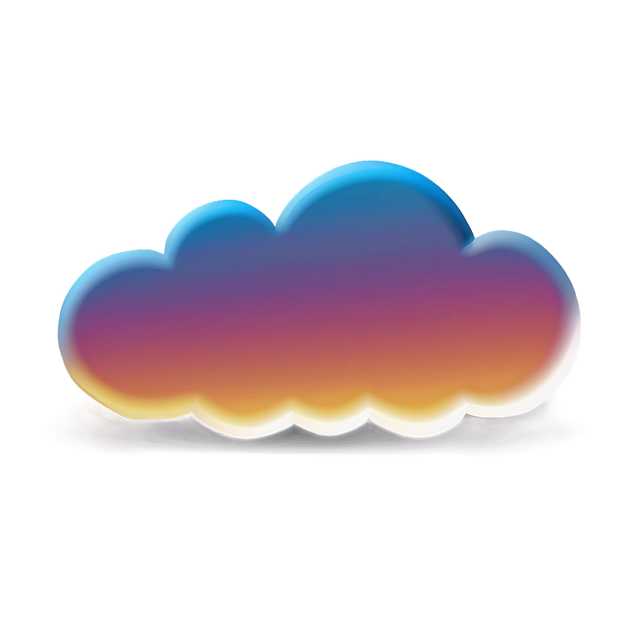 Isolated Cloud Vector Image Png 06262024 PNG image