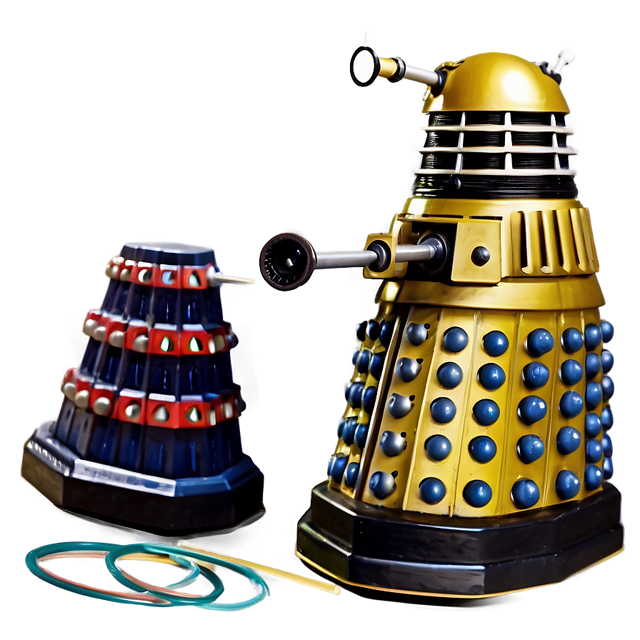 Isolated Dalek Figure Png 06242024 PNG image