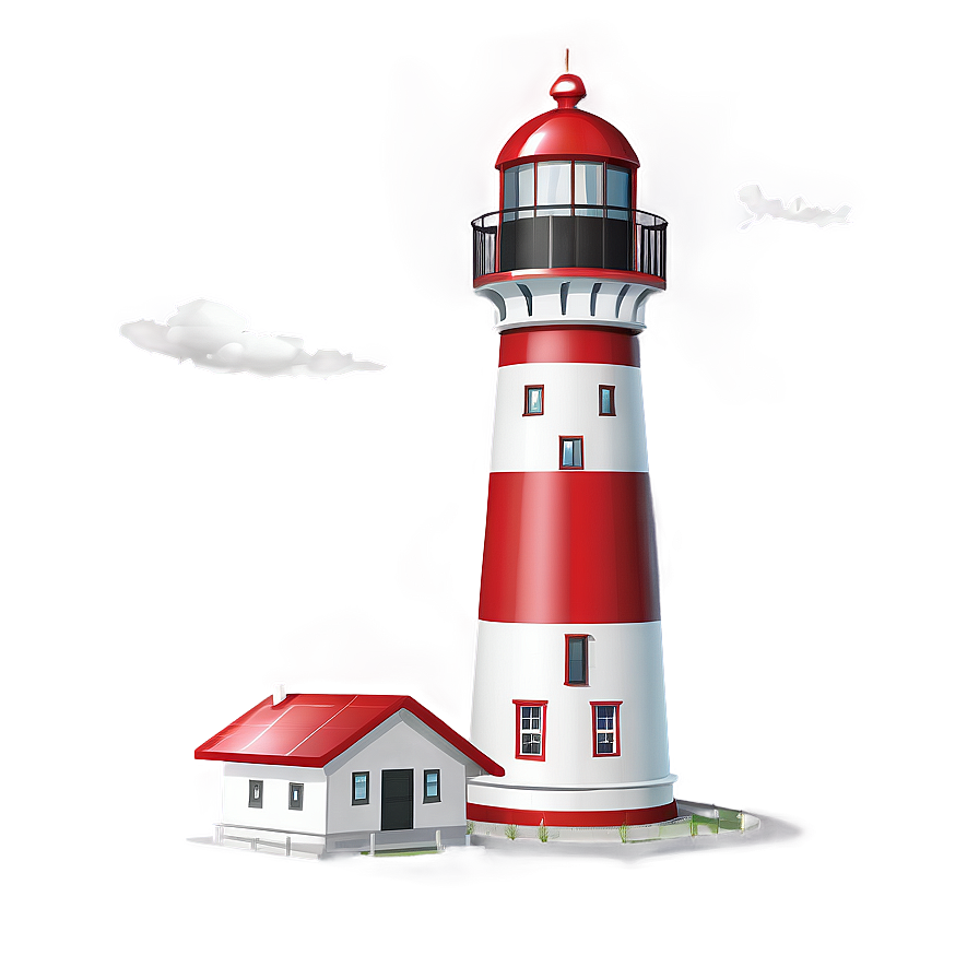 Isolated Lighthouse Png 05242024 PNG image
