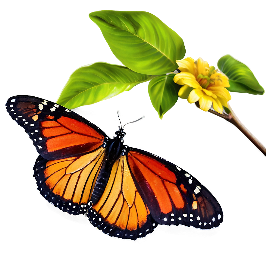 Isolated Monarch Butterfly Png 05252024 PNG image