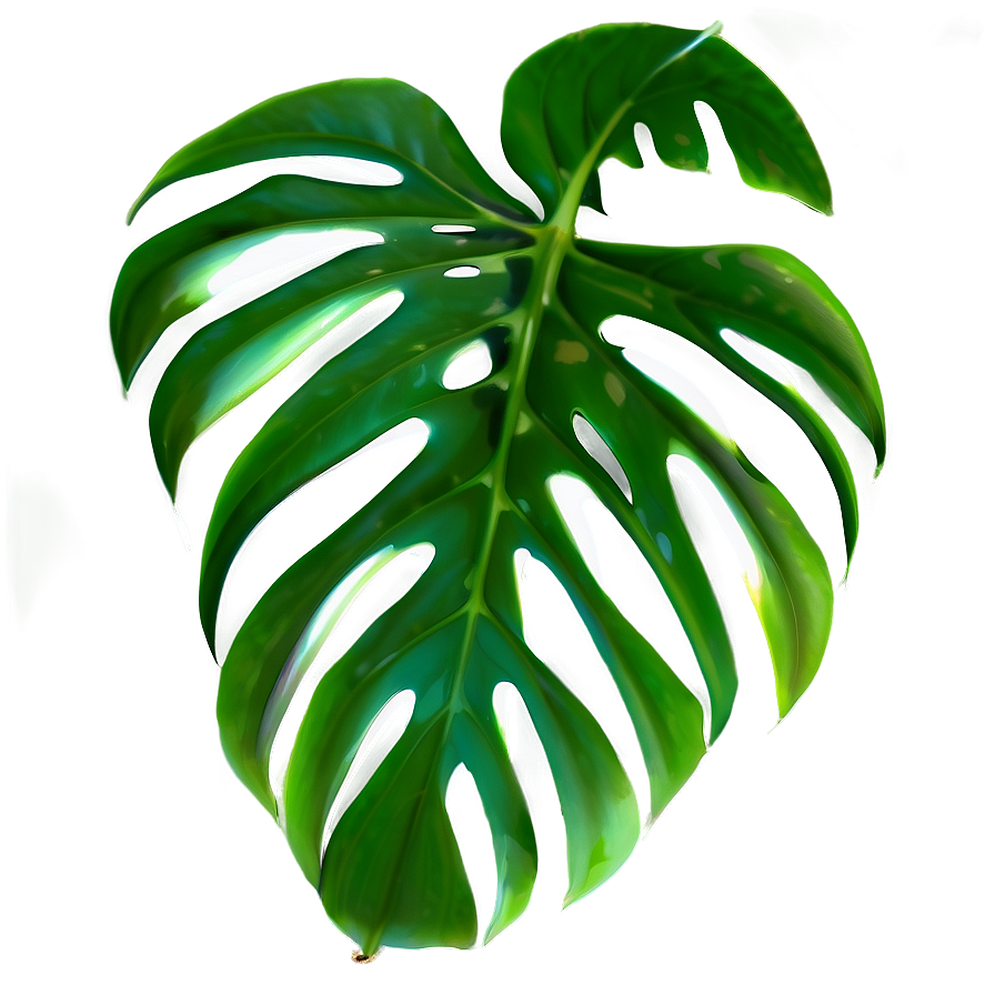 Isolated Monstera Leaf Png Hig26 PNG image