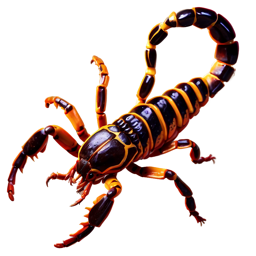 Isolated Scorpion Specimen Png 05242024 PNG image