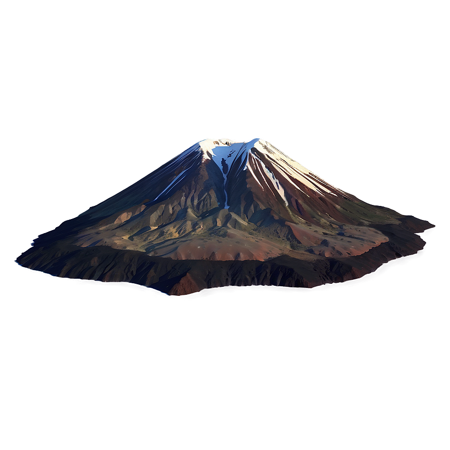 Isolated Volcano Mountain Png 44 PNG image