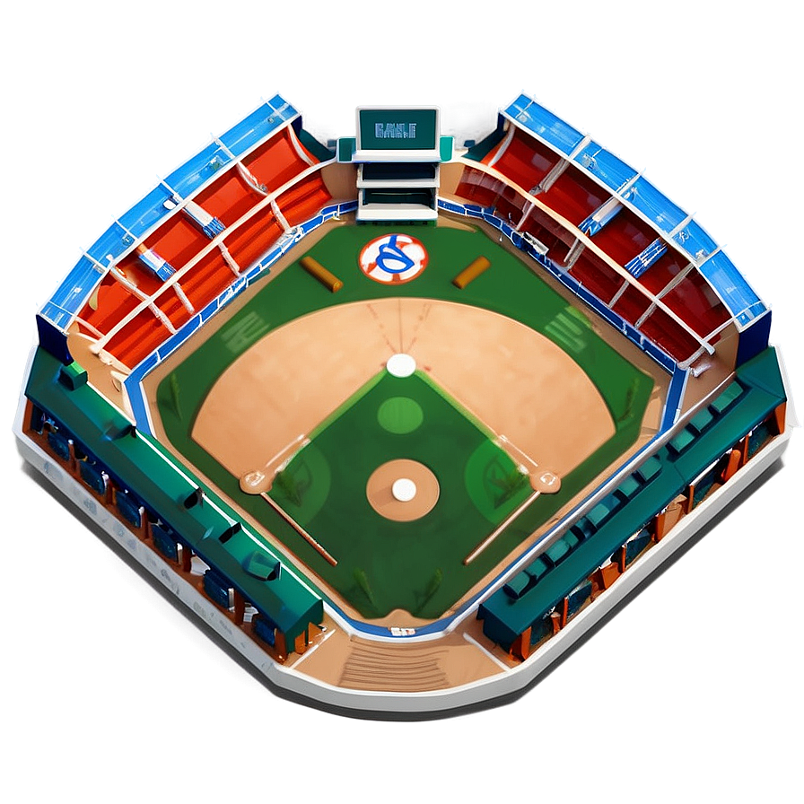 Isometric Baseball Diamond View Png 13 PNG image