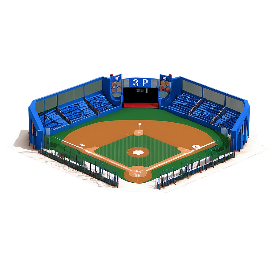 Isometric Baseball Diamond View Png Ejr PNG image