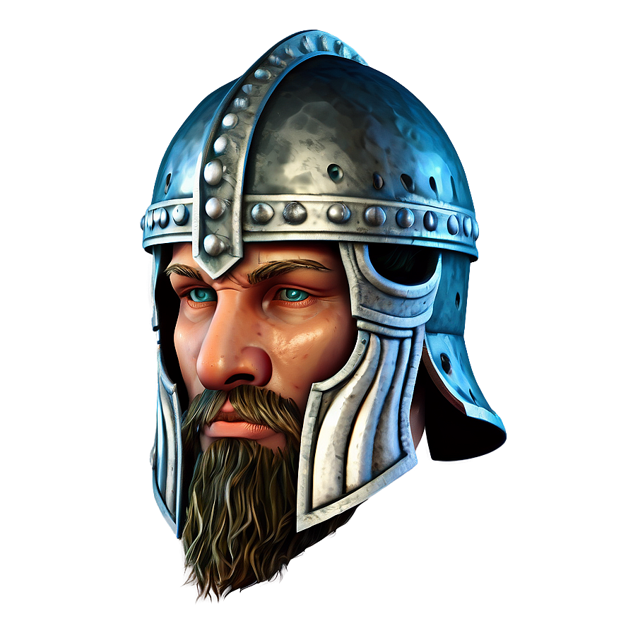 Isometric Viking Helmet Png 06132024 PNG image