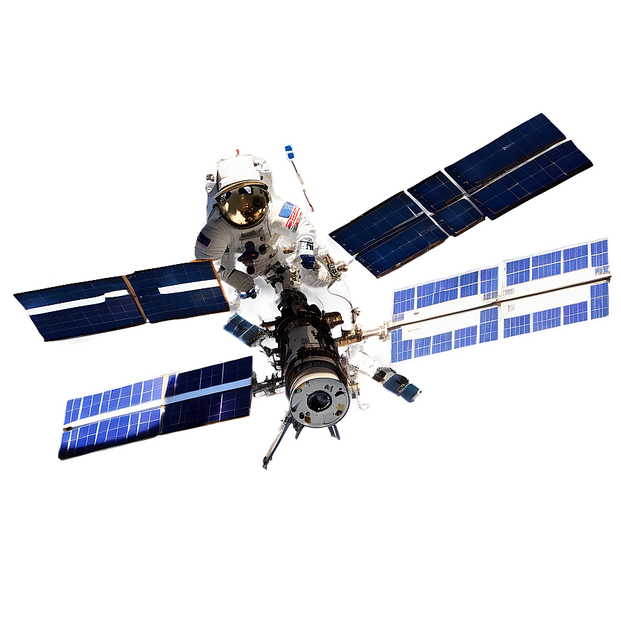 Iss Satellite Orbiting Earth Png Jfh33 PNG image