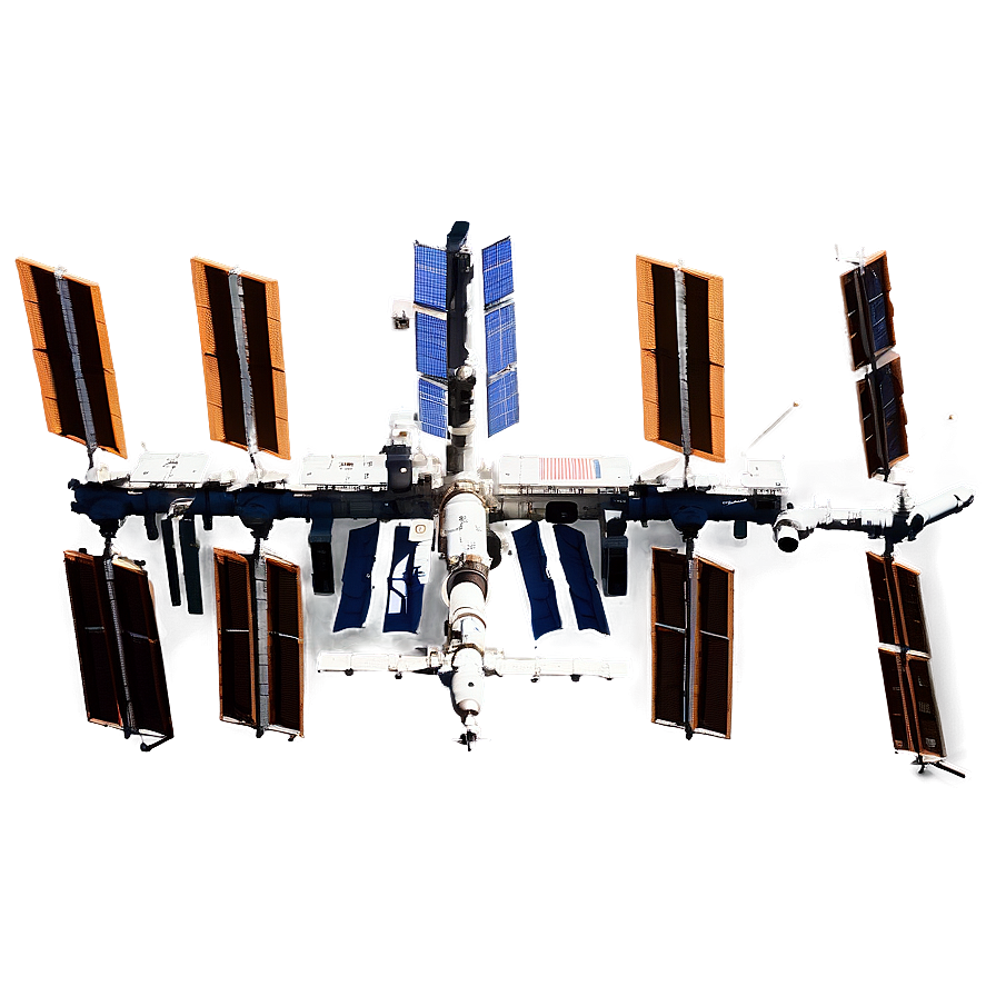 Iss Spacecraft In Orbit Png 06282024 PNG image