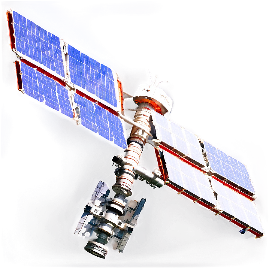 Iss With Solar Panels Extended Png 06282024 PNG image