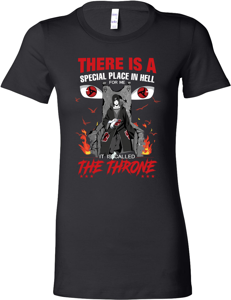 Itachi Throne Graphic Tee PNG image