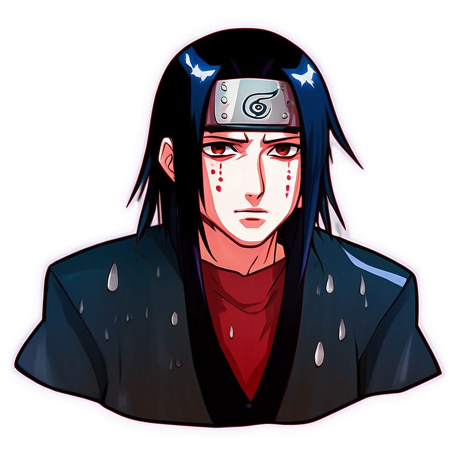 Itachi Uchiha In Rain Png Ejj76 PNG image