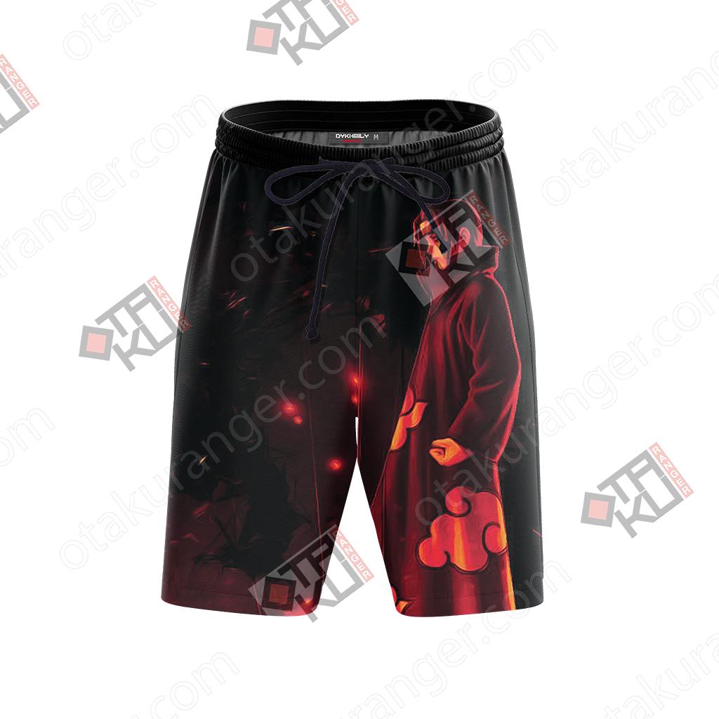 Itachi Uchiha Printed Shorts PNG image