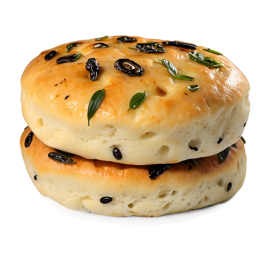 Italian Focaccia Bread Png Ttj PNG image