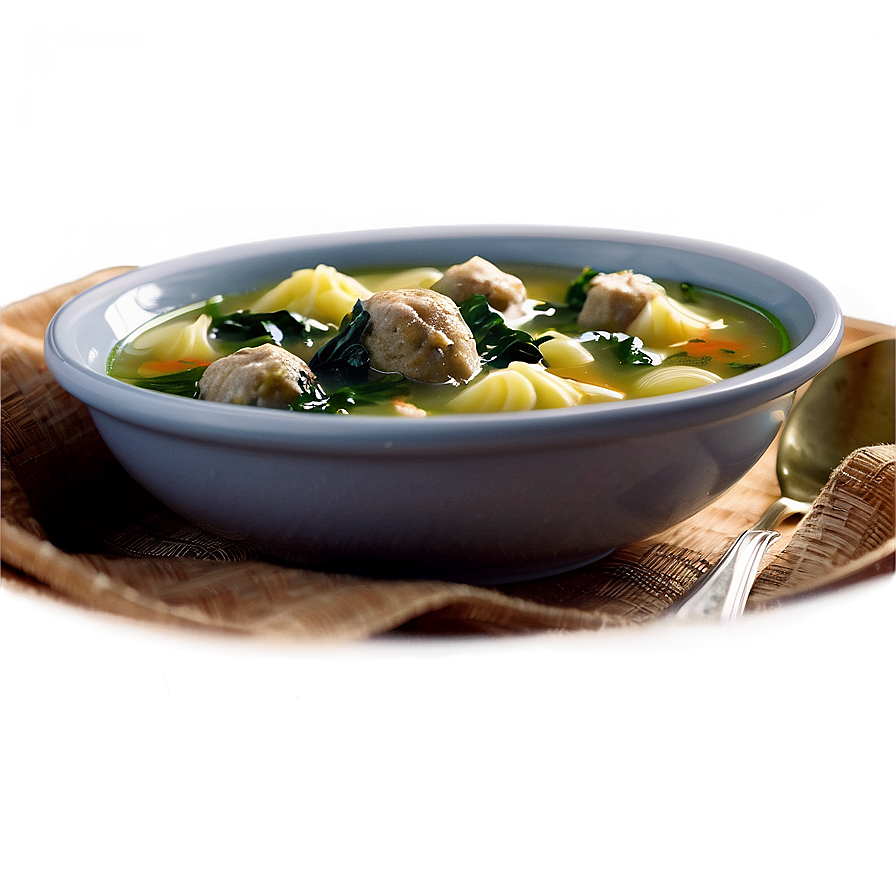 Italian Wedding Soup Png 05242024 PNG image