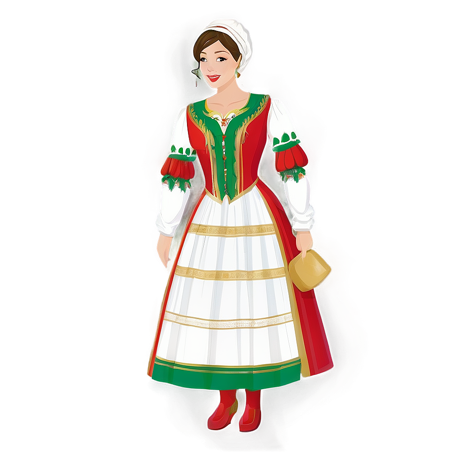 Italy Traditional Costume Png 18 PNG image