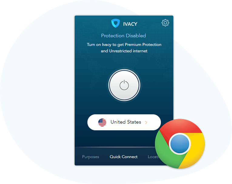 Ivacy V P N Chrome Extension Interface PNG image