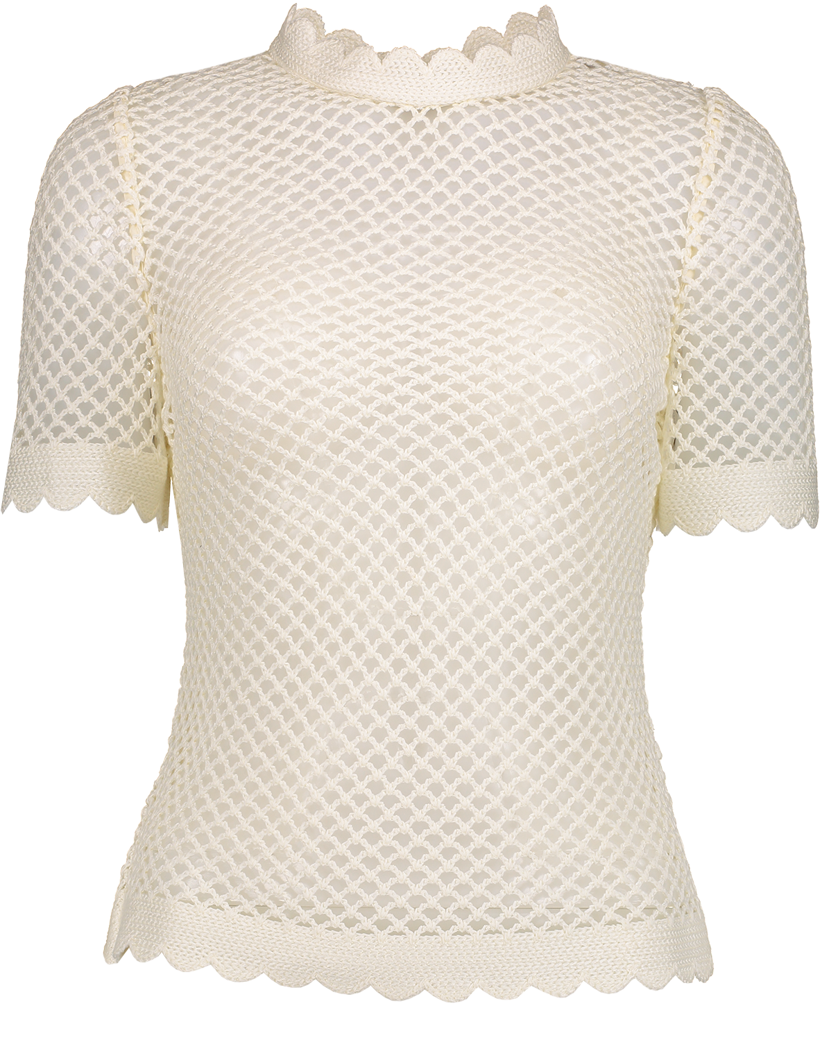 Ivory Lace Blouse Design PNG image