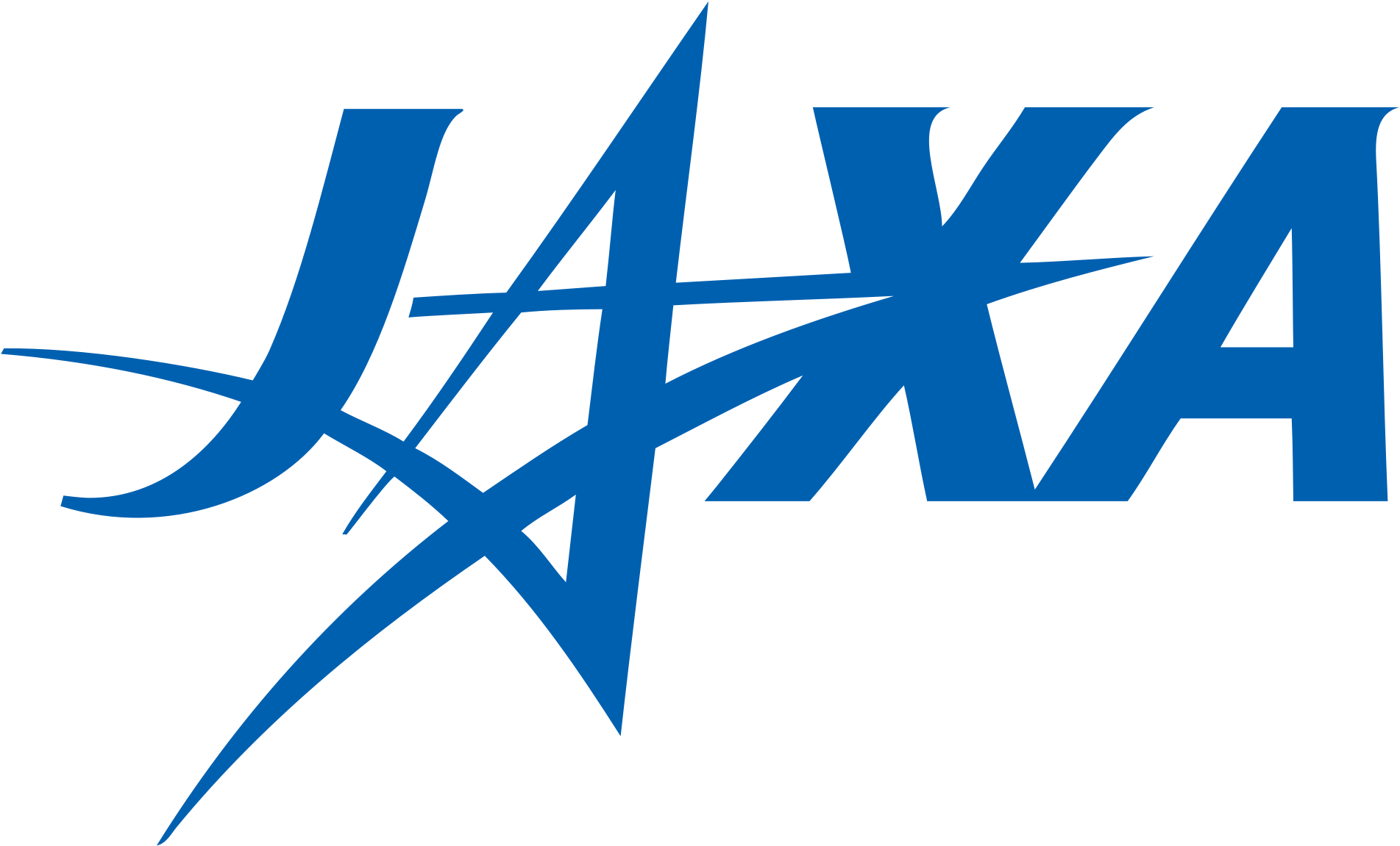 J A X A Logo Blue Background PNG image