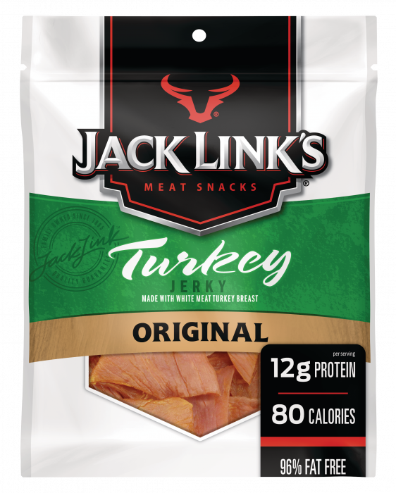 Jack Links Turkey Jerky Original Package PNG image