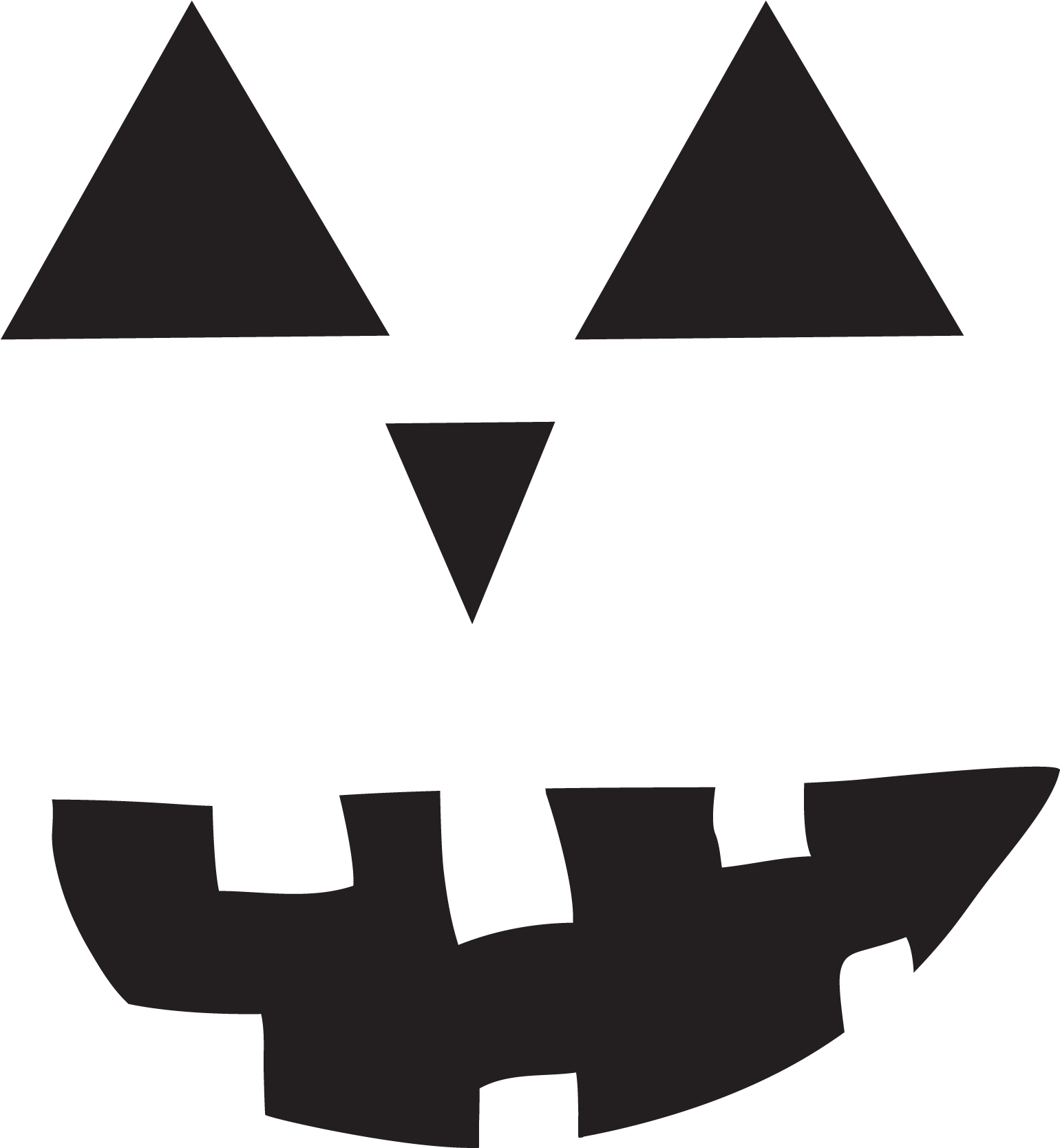 Jack O Lantern Silhouette PNG image