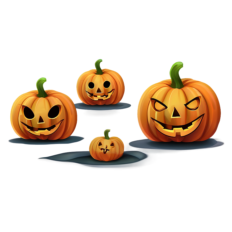 Jack-o'-lanterns Halloween Cartoon Png Wqc69 PNG image