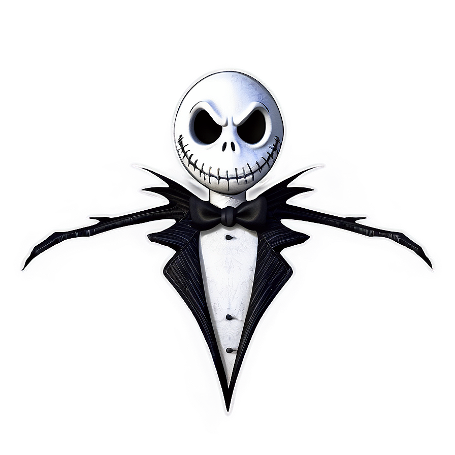 Jack Skellington Detail Png 05062024 PNG image