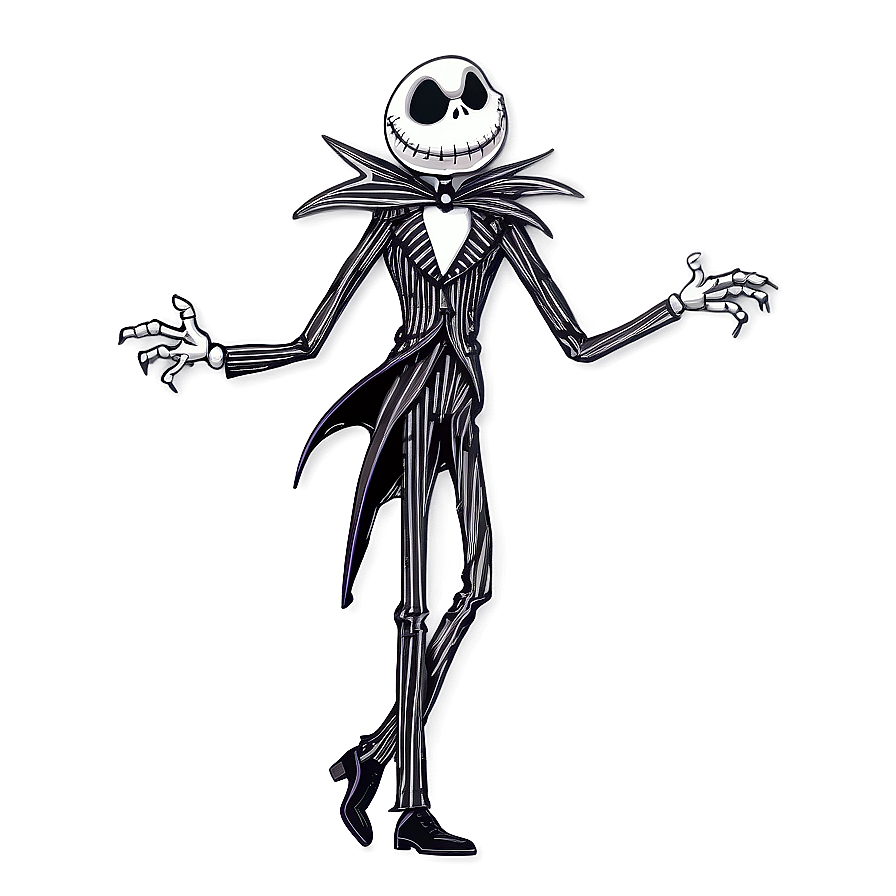 Jack Skellington Graphic Png Bgh PNG image