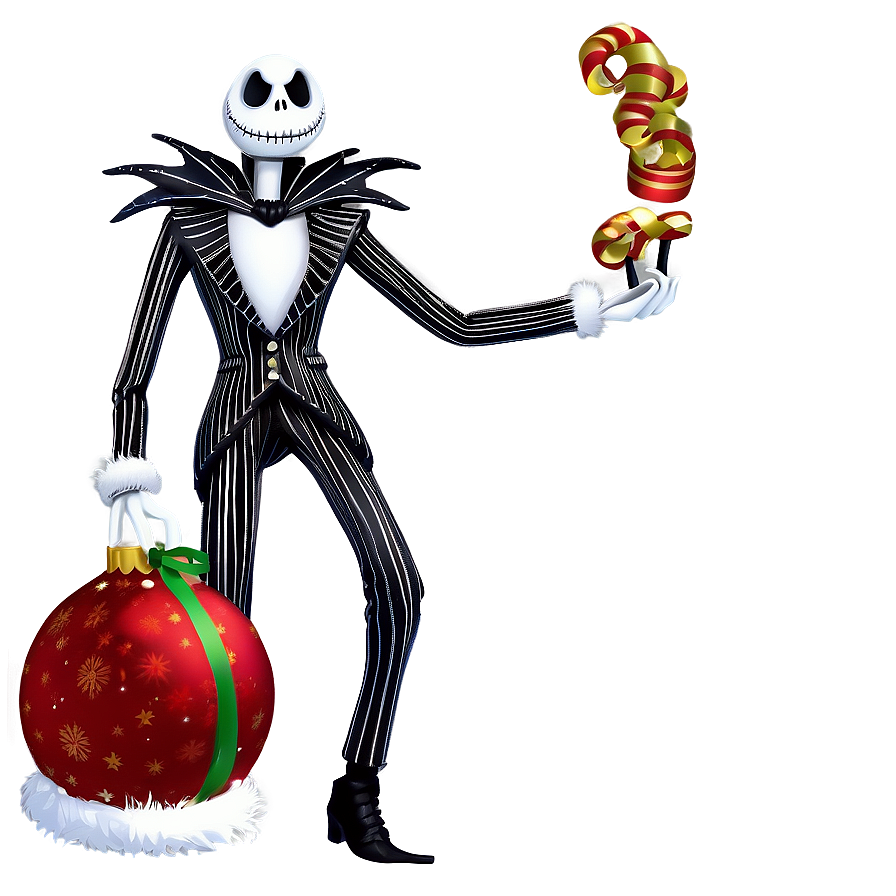 Jack Skellington Santa Suit Png 18 PNG image