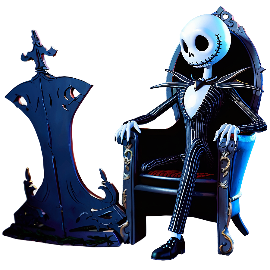 Jack Skellington Throne Png 36 PNG image