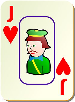 Jackof Hearts Playing Card PNG image