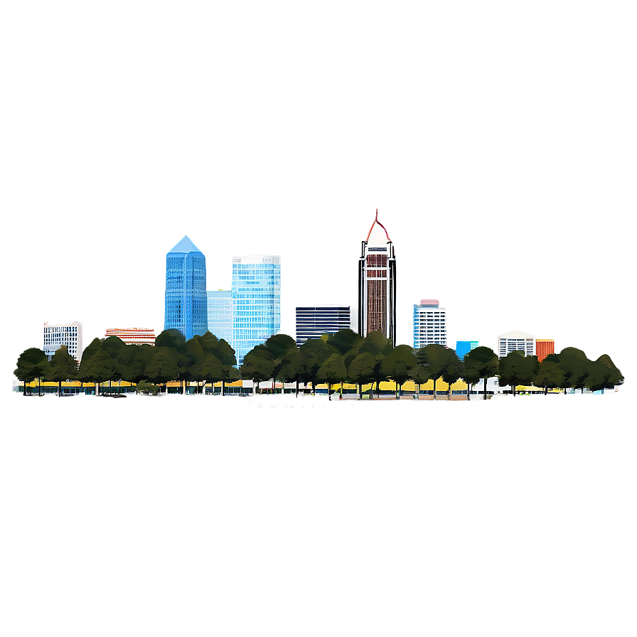 Jackson City Skyline Mississippi Png 68 PNG image