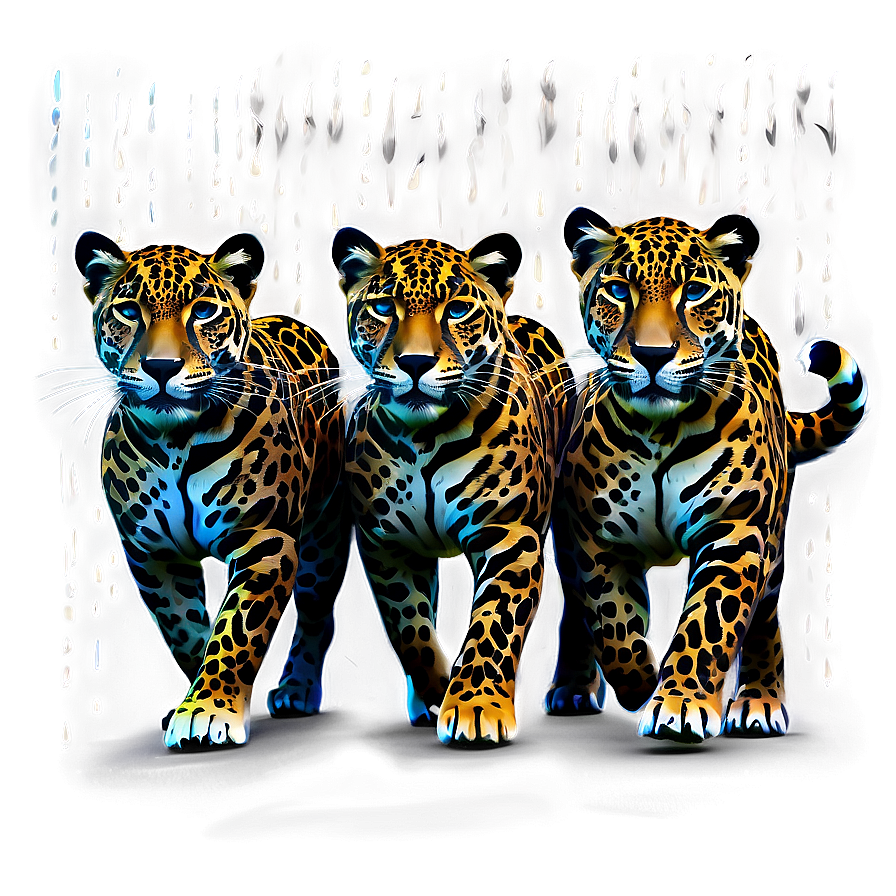 Jaguars Under Rain Png 48 PNG image