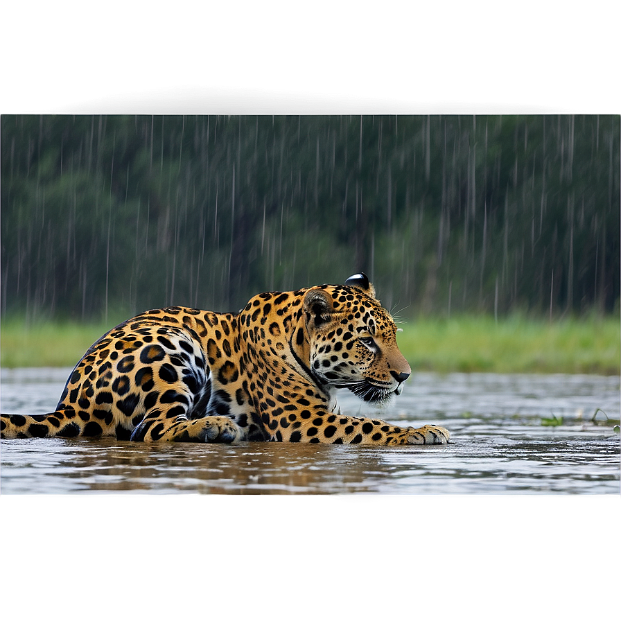 Jaguars Under Rain Png Vuu PNG image