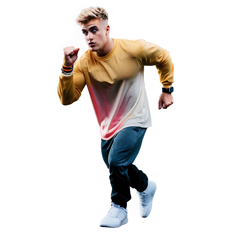 Jake Paul Action Pose PNG image