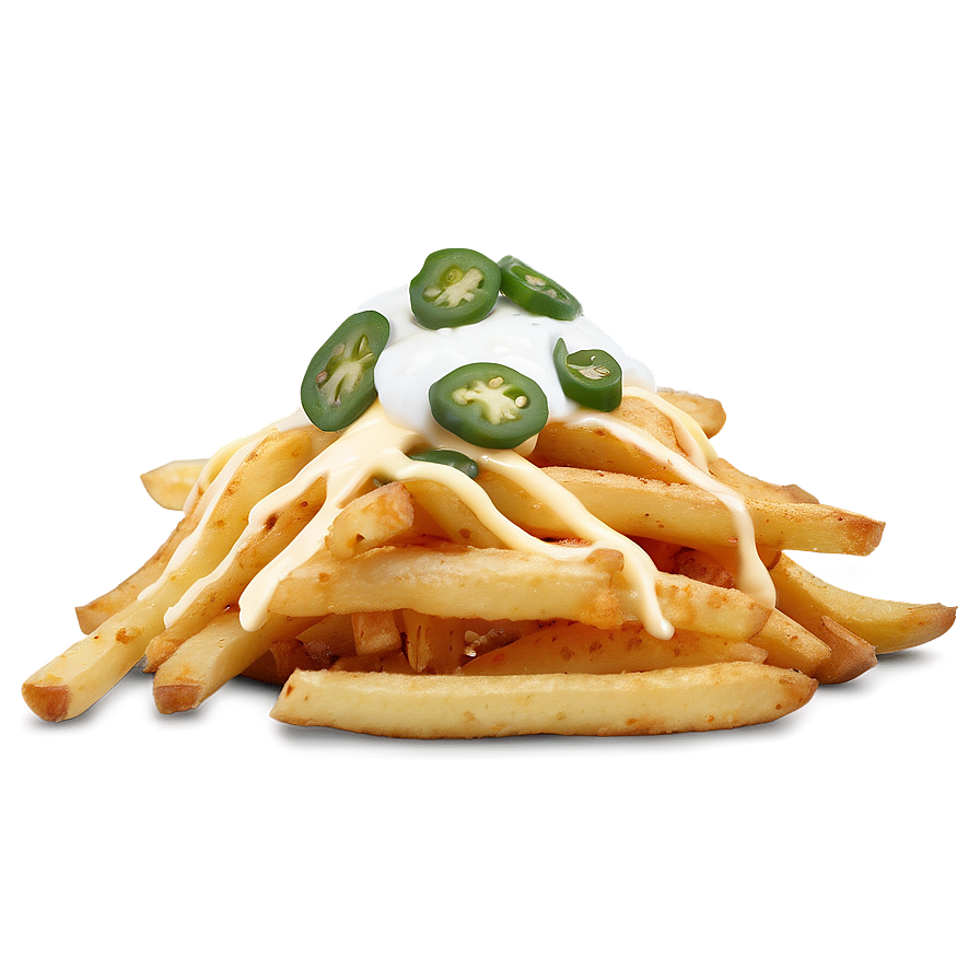 Jalapeno Cheese Fries Png 05242024 PNG image