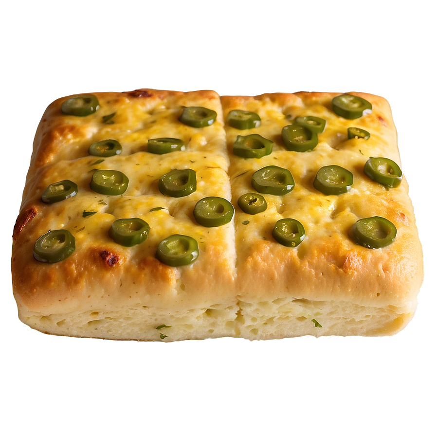 Jalapeno Focaccia Png 12 PNG image