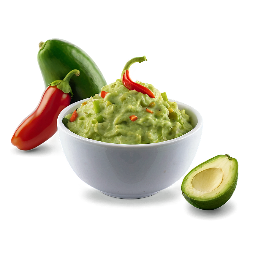 Jalapeno Guacamole Png 06132024 PNG image