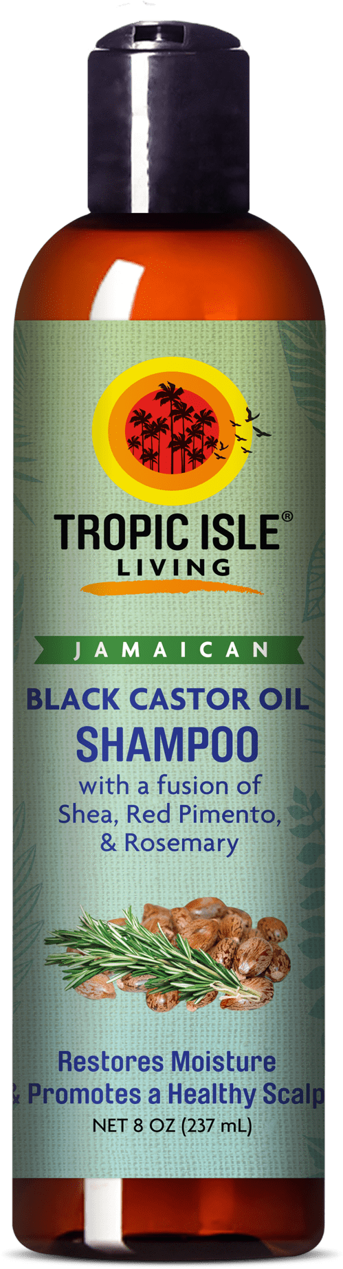 Jamaican Black Castor Oil Shampoo Bottle PNG image