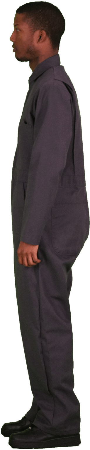 Janitor Uniform Side Profile PNG image