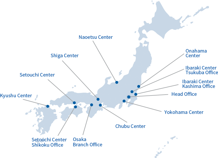 Japan Company Branch Network Map PNG image